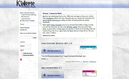 screenshot of kineme.net