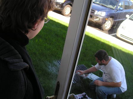 bbinkovitz watches rvance paint the lawn