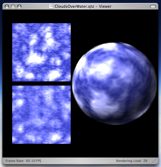 Clouds Over Water Perlin Noise example